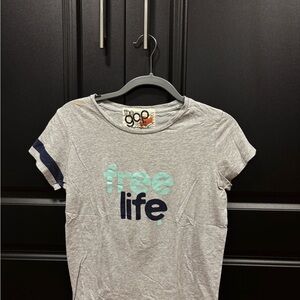Women’s Gray 'Free Life' T-Shirt GAP x Free City